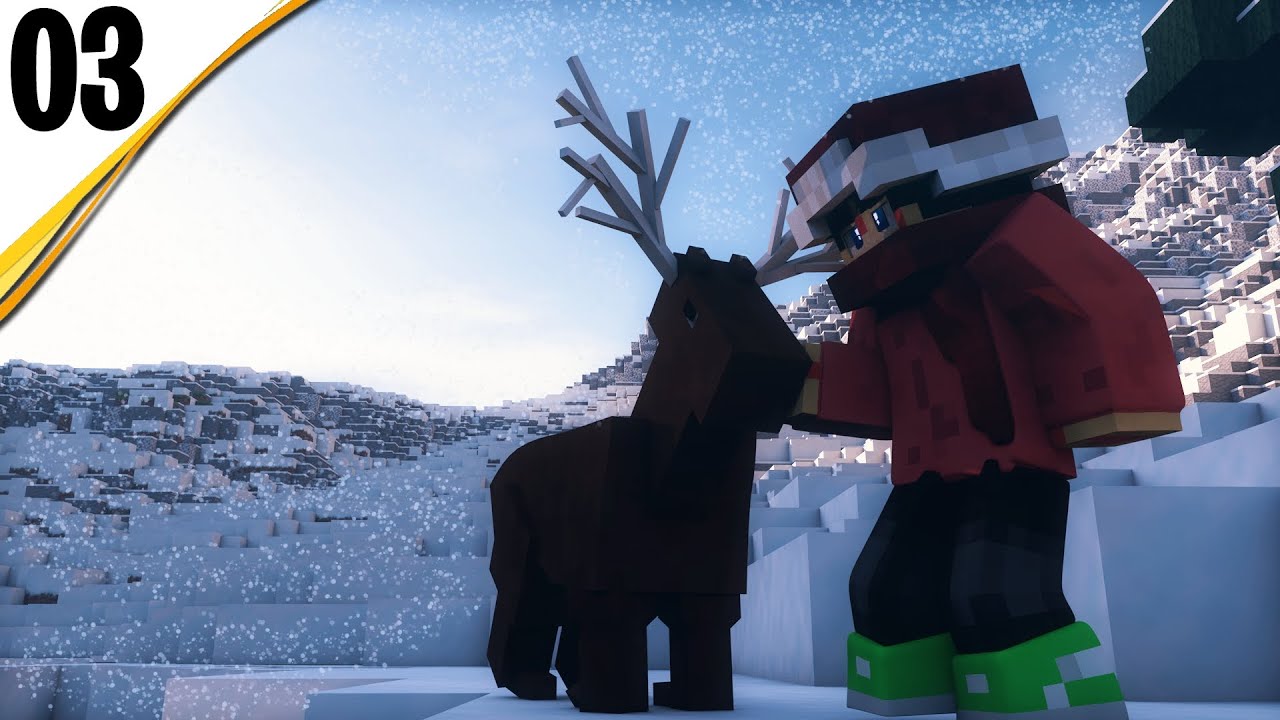 ChristmasCraft : LES RENNES DU PÈRE NOEL ! | 03 - Minecraft - YouTube