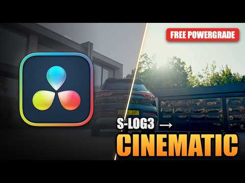 How to Color Grade S-Log3 in DaVinci Resolve (Beginner's Guide + FREE PowerGrade)