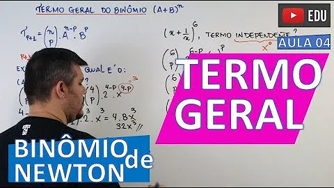 Como saber o termo de um binômio?