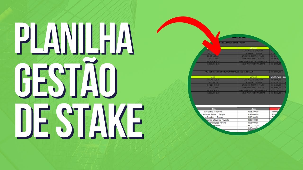 Planilha GRÁTIS para GESTÃO DE STAKE em 2022 (Subi minha STAKE para R$8.000,00)