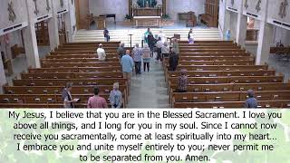 Monday, July 13 Mass