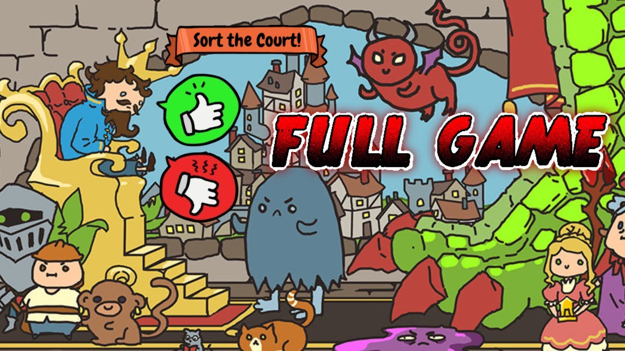 Sort the Court! - Full Game  (No Commentary Walkthrough)