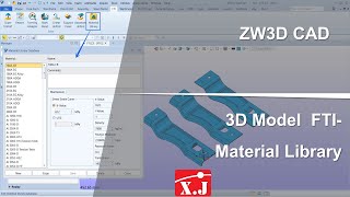 ZW3D CAD - FTi - Material Library