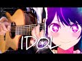 Oshi no Ko OP「Idol」YOASOBI - Fingerstyle Guitar Cover by Steve Hansen