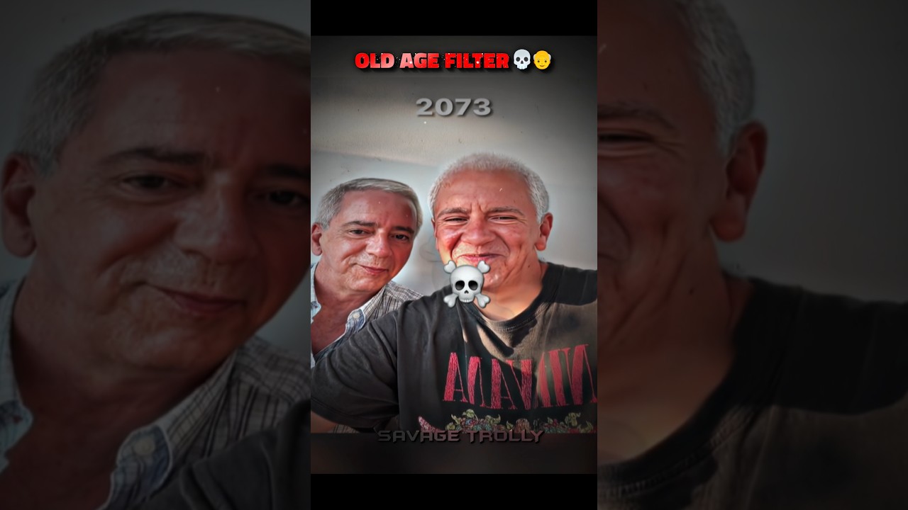 old age filter challenge☠️👴 