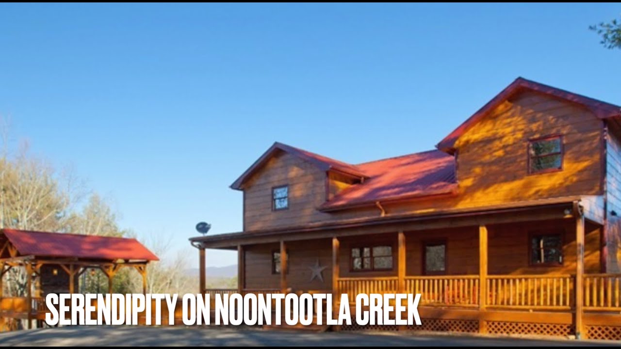 Serendipity on Noontootla CreekLuxurious Blue Ridge Cabin with 5 King