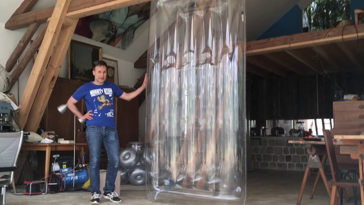 pneumocell inflatable modular wall elements