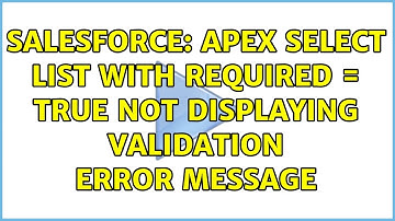 Salesforce: apex select list with required = true not displaying validation error message