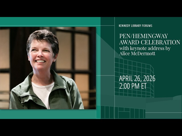 Video: 50th PEN/Hemingway Award Celebration