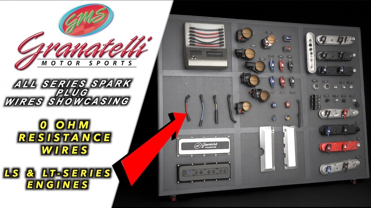Granatelli Motor Sports | All Series Spark Plug Wires Showcasing | 0 ohm Resistance Wires