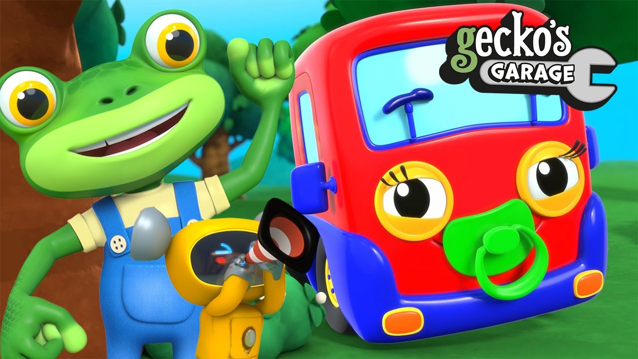 ⁣Baby Truck's Silly Playtime｜New Gecko's Garage｜Educational Videos For Toddlers｜Wholesome C