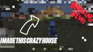 Made this crazy house in minecraft solo survival | undead gamer | #minecraft #housedesign