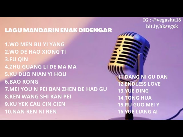 KUMPULAN LAGU MANDARIN ENAK DI DENGAR class=