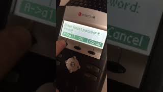 How to reset the polycom SoundPoint IP 335 to factory setting without password.