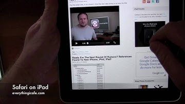 Safari on iPad, YouTube Multitouch Demo