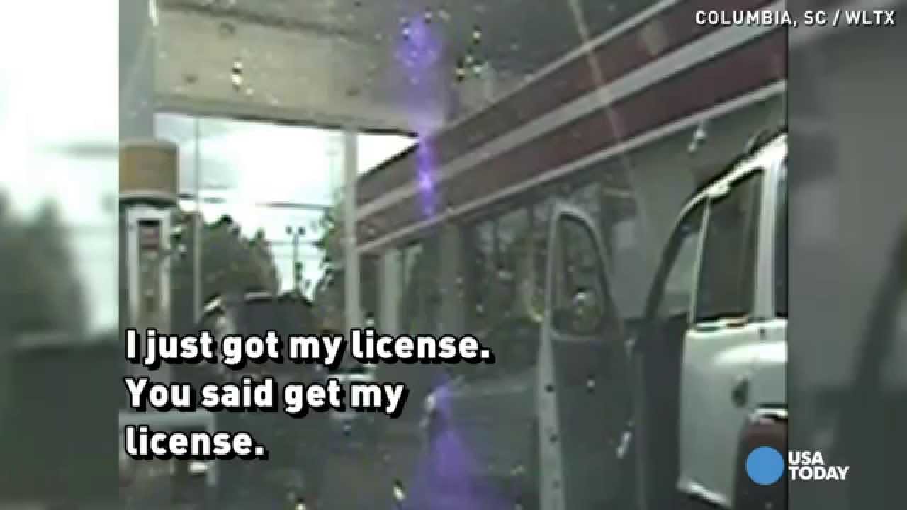 Dashcam video shows ex-trooper shooting unarmed man