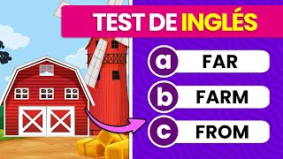 Test de Palabras Comunes en INGLÉS 📚🤓| Nivel Fácil ✅| English Test screenshot 3