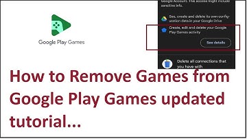 How to Remove Games from Google Play Games updated tutorial