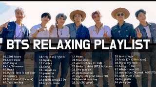 BTS RELAXING PLAYLIST | 방탄소년단의 편안한 재생목록