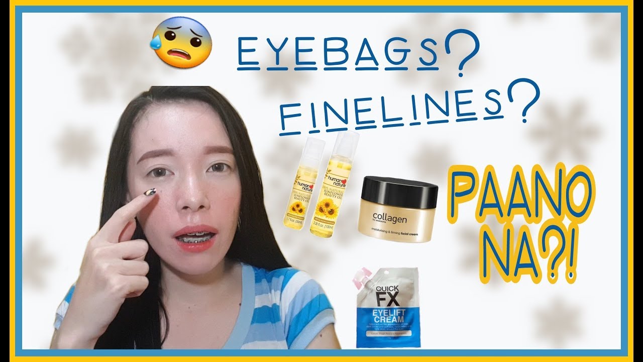 EYEBAGS TREATMENT QuickFx Eyelift Cream Review Aivy Cometa YouTube