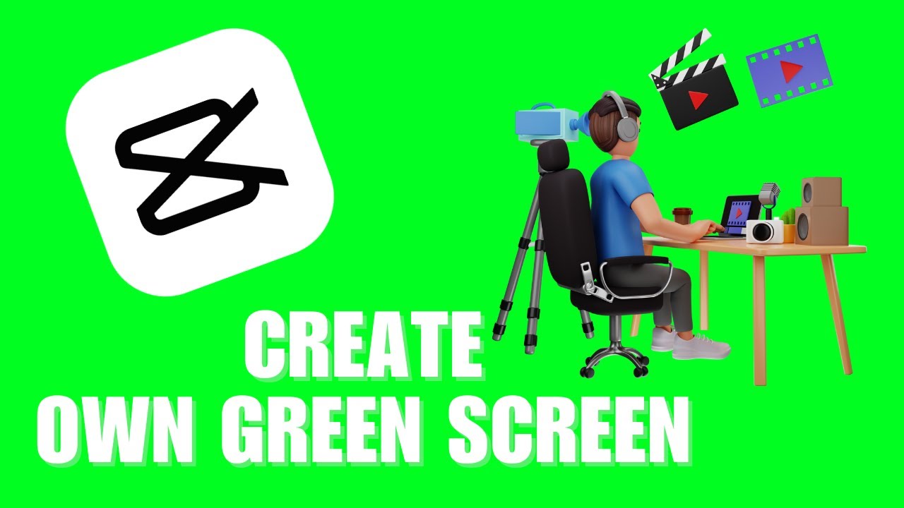 How To Create Your Own Green Screen Video On CapCut PC - YouTube