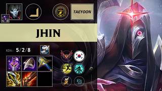 (BFX Taeyoon) Jhin ADC vs Syndra - KR Grandmaster Patch 26.15