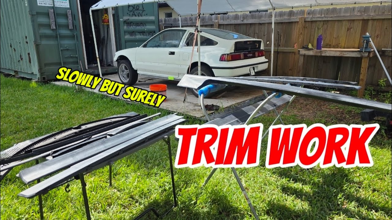 Сборка Honda CRX — боковые обвесы и обшивка