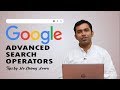 Google Advanced Search Operators Explained in Hindi | Part - 1st | By Mr. Chirag Arora | SeoClick