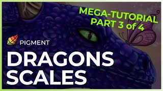 🐲 Dragons Scales | Part 3 of 4 | Coloring with Pigment screenshot 4