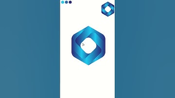 Geometric Abstract  Logo Using Adobe Illustrator CC #shorts