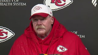 Chiefs head coach Andy Reid talks Raiders matchup, newly added kicker and mac and cheese