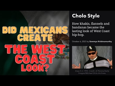 Did LA Mexicans 🇲🇽 create west coast hip hop style?