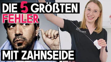 Kann man mit Zahnseide was falsch machen?