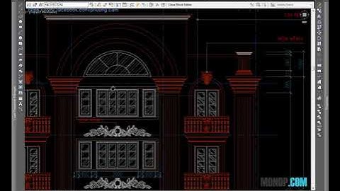 Autocad Kiến Trúc - Bài 2 - Triển khai Chi Tiết Mặt Đứng  - PhuongTk