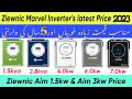 Ziewnic marvel series  inverters latest price 2023  ziewnic marvel inverters details  aak solar