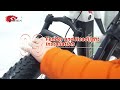 IMREN 750W Electric Bike 48V 16AH Removable Lithium Battery Electric Mountain Bicycle Aventure Ebike