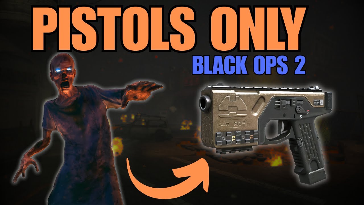 Только пистолеты, BO2 Зомби - ВЫБРОСИЛСЯ