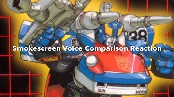 Smokescreen Voice Comparison Reaction