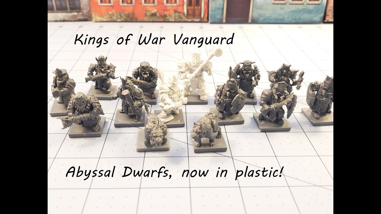 Mantic Games:  The new plastic Abyssal Dwarfs unboxed!