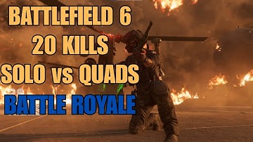Solo vs Quads 20 Kill WIN | Redsec Battle Royale | Battlefield 6