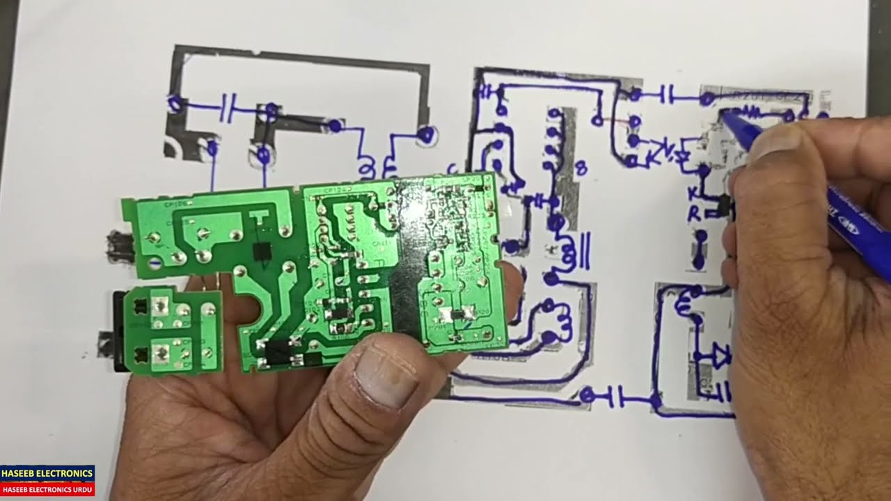 {657} How To Draw Circuit Diagram From PCB / PCB Layout - YouTube