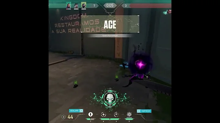 Reyna's laugh Gets more Scary after the Ace? #shortsyoutube #reynavalorant #valorantclips #scary