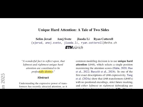 Unique Hard Attention: