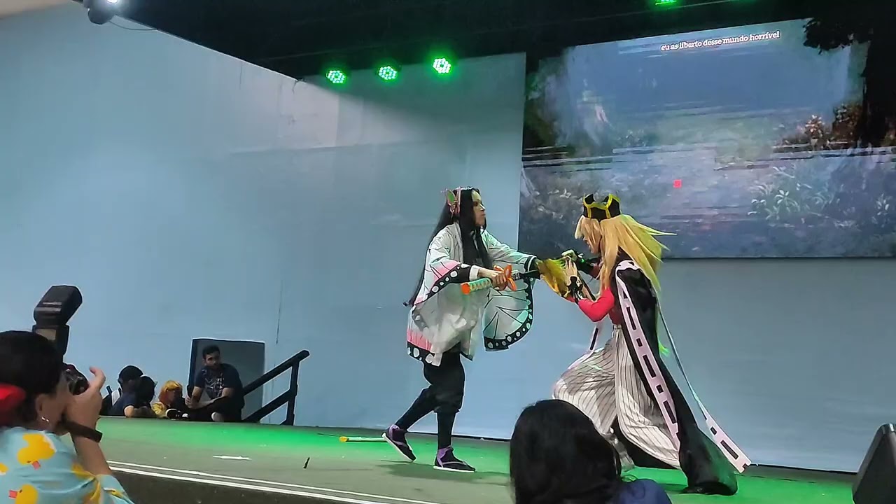 ANA BELL E ELOÁ - DOUMA E KANAE, APRESENTAÇÃO COSPLAY JAMPA GEEK GAMES 16 DE AGOSTO 