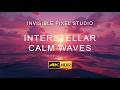 Interstellar Calm Waves — 4K Relaxing Loop | Ocean, Sunset, Soft Ambient Motion