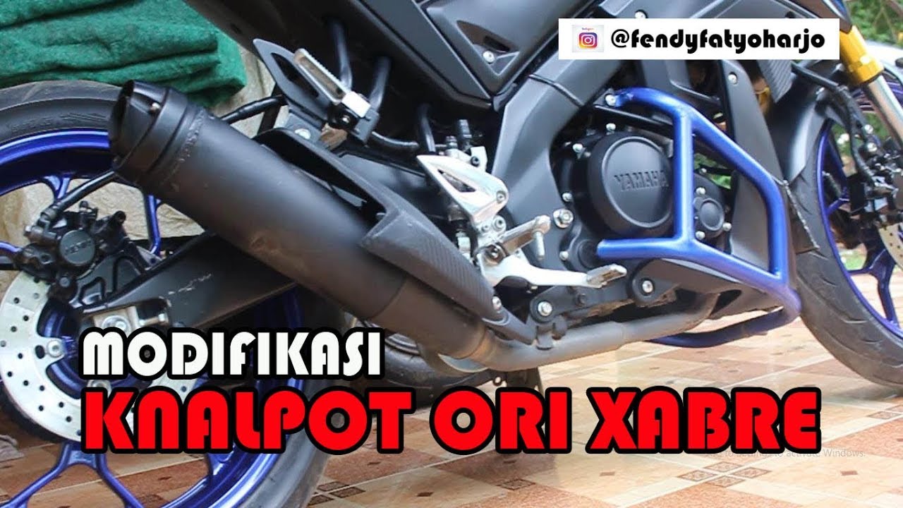 Modifikasi Knalpot  Xabre