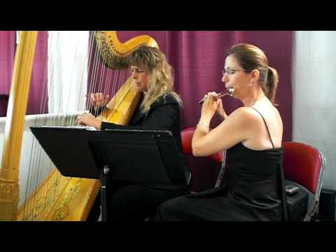 Lauren Erickson, Flute and Harp, "South Wind" with...
