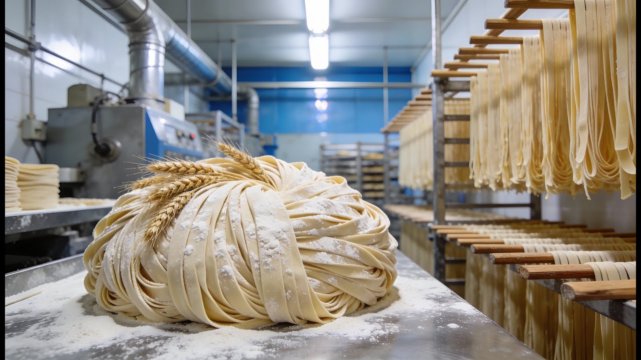 Inside the Artisan Pasta Factory – How Simple Wheat Becomes Elite ...