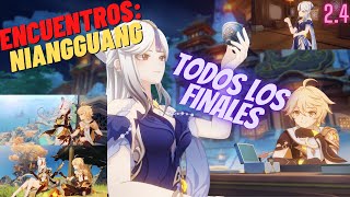 MUCHISIMA PLATA ENCUENTROS: NINGGUANG (TODOS LOS FINALES) | VERSIÓN 2.4 Español | Genshin Impact 57