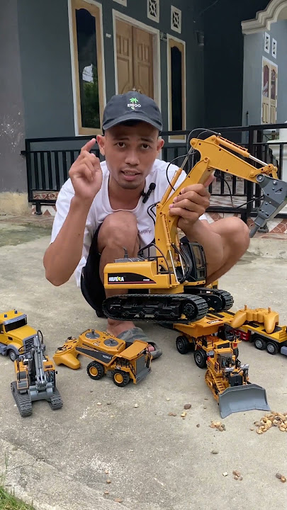 Tc excavator huina 1535 #rc #rcexcavator #excavator #maianananak